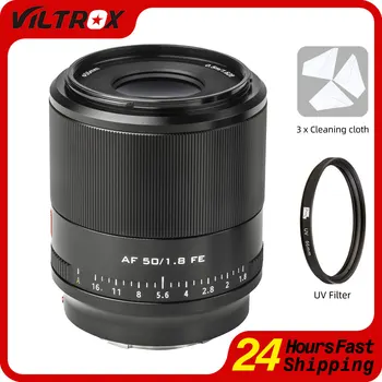 Viltrox 50mm f/1.8 Tam Çerçeve Otofokus Geniş Diyafram Kamera Lens Sony E Dağı için a7IV a7III a7R a6400 a6600