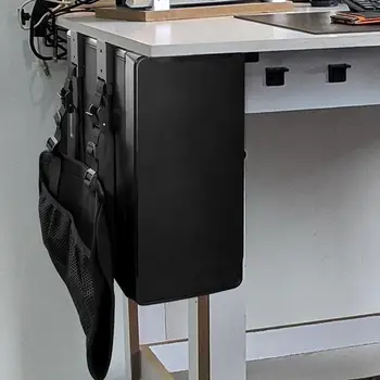 Masanın altında CPU Montaj Bilgisayar Kulesi masaüstü standı Tutucu Dağı Ayarlanabilir Kaymaz Yaygın Uyumlu Saklamak Kolay Cihaz