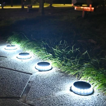 4 Adet süper parlak LED güneş yolu ışık açık otomatik bahçe lambası bahçe dekorasyon için Bir