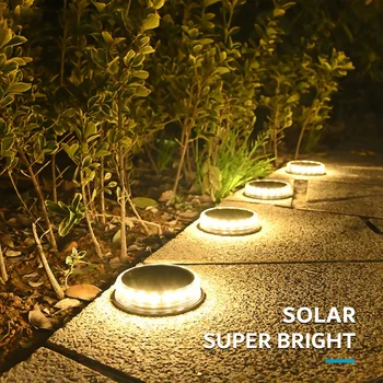 4 Adet süper parlak LED güneş yolu ışık açık otomatik bahçe lambası bahçe dekorasyon için Bir