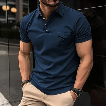 Standı Yaka Kısa Kollu erkek Gömlek Moda Katı Yakışıklı İş Gömlek Erkek Giyim Yaz Casual Düğme Fit Spor Erkek 2023
