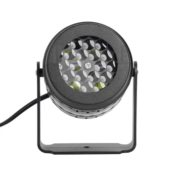 LED Noel Peyzaj Projektör Lambası Tatil Parti Dekor için 360 Dönebilen Renkli Projektör Lambası Açık Kapalı Dekorasyon