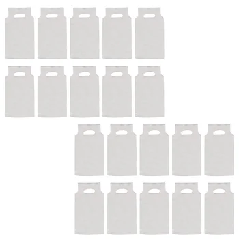 100 Adet Kahve Çanta Temizle İçecek Taşıyıcı Tek Kullanımlık Plastik Kupa Süt Çay Paket Servisi olan restoran Ambalaj Tote Taşıma
