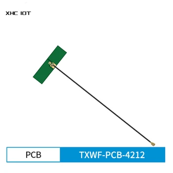 10 adet / grup PCB Dahili Anten 2.4 GHz 5.8 GHz 2dBi IPEX Arayüzü TXWF-PCB-4212 Çok Yönlü Küçük Boyutlu Antenler Kendinden Yapışkanlı