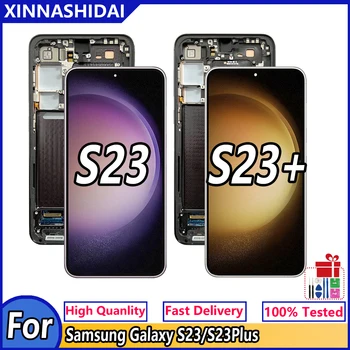 Süper AMOLED samsung LCD Galaxy S23 S911 S911B S911U Ekran dokunmatik ekran digitizer Samsung S23+ S23 Artı S916B S916