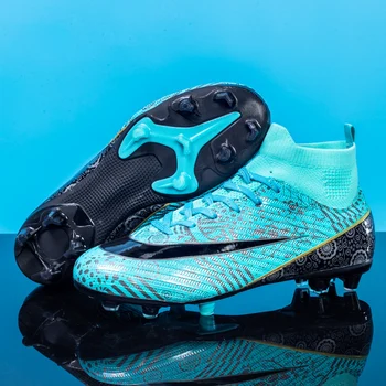 Yeni Erkek futbol ayakkabısı Sneakers futbol ayakkabıları Ultralight Futbol Cleats Profesyonel Su Geçirmez Unisex Rahat Futsal kaymaz