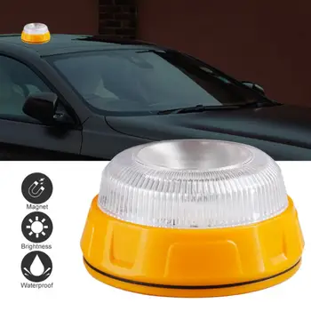 Şarj edilebilir led Araba Acil durum ışığı V16 El Feneri Manyetik İndüksiyon çakarlı lamba Yol Kazası Lambası Fener Güvenlik Aksesuarı