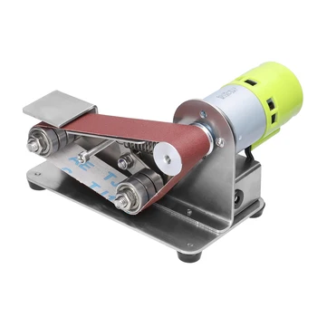 Makinesi Kemer Taşlama Çok Fonksiyonlu Parlatma Kağıdı Kenarları Kalemtıraş 10 adet Zımpara 30mm Zımpara Değirmeni Elektrikli Kesici