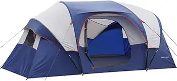 10 Kişi Kamp Çadırı Taşınabilir Kolay Kurulum aile çadırı Kamp için, Rüzgar Geçirmez Kumaş Kubbe Çadır Açık Yürüyüş, Sırt çantasıyla,