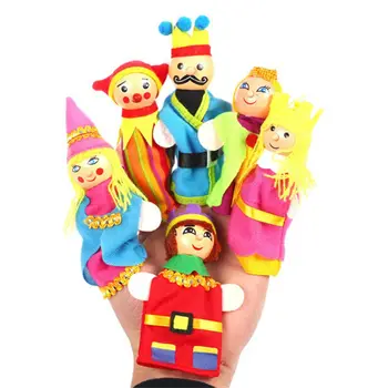 Oyuncaklar Oyuncaklar Çocuklar için Ebeveynler Hikaye Anlatma Sahne Rol Oynayan Oyuncak parmak kuklası Hikaye Anlatmak Prop el kuklaları