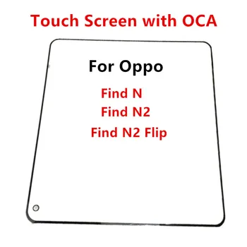 Yumuşak Tam Dış Ekran OPPO Find N İçin N2 Flip Ön Dokunmatik Panel lcd ekran Onarım Parçaları Değiştirin OCA
