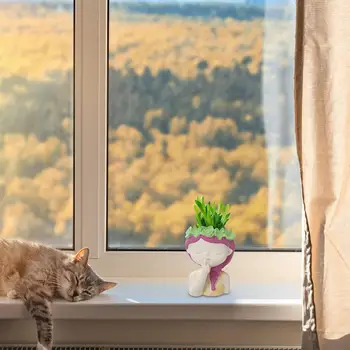 Saksı Kalıp Pot Silikon Ekici Kalıp Etli Çiçek Kullanımlık Çiçek Vazo Alçı Beton Kalıp Yatak Odası Oturma İçin