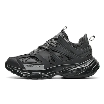 Koşu ayakkabıları Erkekler için Unisex Moda Sneakers Tıknaz Erkekler Yürüyüş Snekers Kadınlar Kalın Alt Koşu Ayakkabısı Çift Sokak Zapato