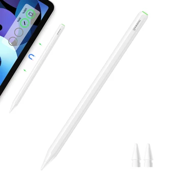 Apple Kalem için 2 1 Kablosuz Şarj ile, iPad Kalem için Avuç İçi Reddi Tilt Kalem iPad Hava 4 5 Pro 11 12.9 Mini 6 Stylus