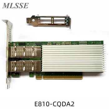 E810-CQDA2 PCI-Ex16 Çift Bağlantı Noktalı Ethernet Ağ Adaptörü kartı 100Gb ıntel E810 Çip Fiber Optik Modülü dahil Değildir Hızlı Gemi