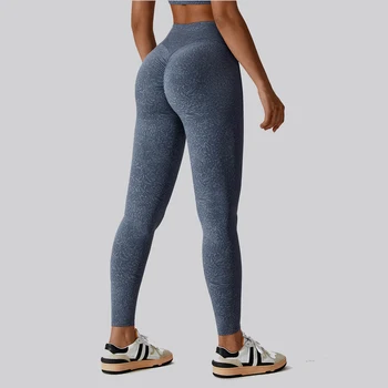 Kamuflaj Baskı Yoga Pantolon Spor Tayt Kadınlar Push Up Yüksek Bel Koşu Tayt Spor Egzersiz Legging Pantolon Spor Giyim