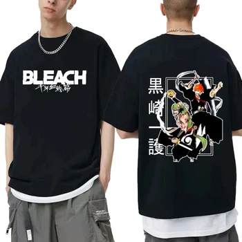 Anime Çamaşır Suyu T Shirt 2023 Manga Hayranları Harajuk Kısa Kollu Hip Hop Üstleri