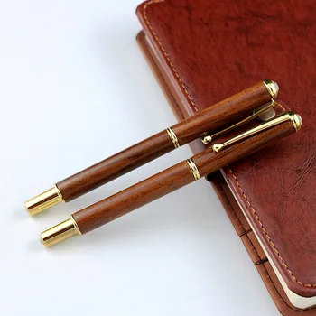 Gülağacı Katı İmza Unisex Tükenmez Kalem 0.5 / 0.7 mm Yaratıcı Tükenmez Kalem Kişiselleştirilmiş İş Vintage Yazma Araçları
