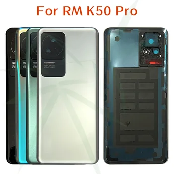 Yeni En İyi Redmi İçin K50 Pro arka Pil Kapağı Konut Kapı Arka Kılıf Kamera Çerçeve Telefon Kapak Yapıştırıcı ile 108MP 22021211RC