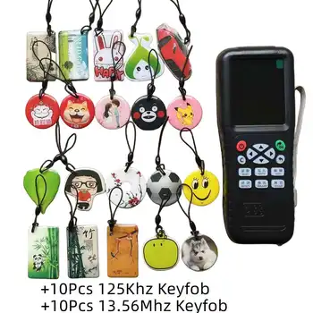 1 Takım İcopy X100 125khz Anahtar Programcı 13.56 mhz NFC RFID Akıllı Çip Klon Fotokopi IC KİMLİK Kartı Yazıcı Şifreli Teksir