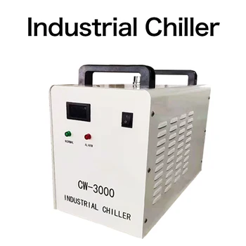 CW3000 Endüstriyel 9L Soğutucu Soğutma Sabit Sıcaklık Kesme Gravür Lazer Tüp Mili Evrensel Su Deposu
