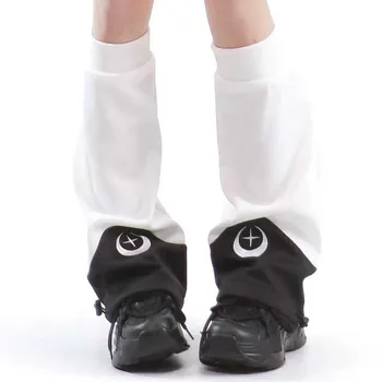 Japon Y2K tatlı bacak ısıtıcıları Serin Tasarım Baharatlı Kız Gotik Öğrenciler Punk Çorap Tayt Kadın bacak Örtüsü Cosplay Aksesuarları