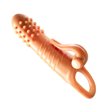 Yeniden kullanılabilir Penis Extender Kollu Horoz Halkaları Gecikme Boşalma Prezervatif Silikon Dick Glans Kapak Büyütme Seks Oyuncakları Erkekler İçin