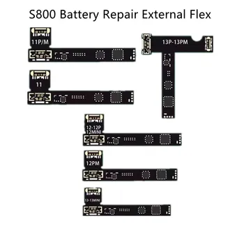 Pil Kurtarma için Harici Flex Kablo S800 / R200 / S300 LCD Test Cihazı iPhone X 11 12 13 14 Pro Max / Mini Pil Veri Tamir