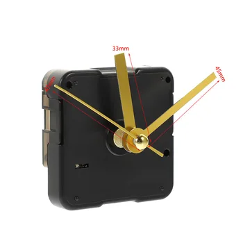 100 Takım Masa Saati DIY Sessiz kuvars Hareketi Makinesi Eller İşaretçi Seti Clockwork Masa 12MM Mil DIY Saatler Onarım Bölümü