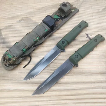Tam Tang Kamp Avcılık Ordu Survival Turist Bıçak Yürüyüş Açık Araçları AUS 8 Sabit Bıçak Taktik Bıçaklar