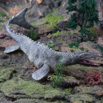Dinozor Mosasaur Hareketli Ağız Simülasyon Modeli Gerçekçi Hayvan Jurassic Plastik Küçük Dinozor Figürleri İyilik Dekor Çocuk İçin