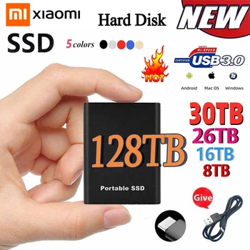 Xiaomi SSD 500GB 1TB Flash sabit disk Harici Tip-C Yüksek Hızlı USB3.1 2TB SSD Depolama Taşınabilir HD sabit disk Dizüstü/PC İçin