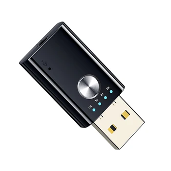 Mini Kablosuz USB Adaptörü 4-in-1 USB Adaptörü Alıcı Verici Bluetooth uyumlu Hoparlörler için Masaüstü Dizüstü Televizyon