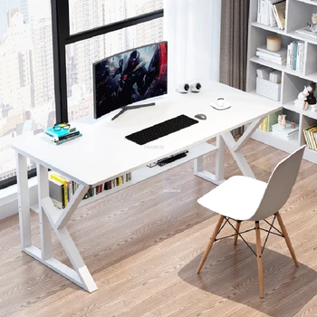 Modern Ahşap Masaüstü Bilgisayar Masaları Ev Yatak Odası Öğrenci çalışma masası Basit Ofis Mobilyaları Uzun Masa ofis masası Oyun Masası