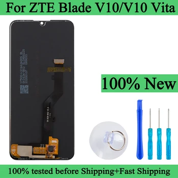 100 % Yeni Orijinal Lcd ZTE Blade V10 Ekran Dokunmatik ekran Digitizer Paneli Meclisi için ZTE Blade V10 Vita Ekran Çerçeve İle