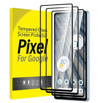 Google Pixel için 7 6 Pro Pixel7A Pixel6A 4 3 XL 7A 6A Ekran Koruyucu HD Temperli Cam koruyucu film Piksel 4XL 7Pro 6Pro