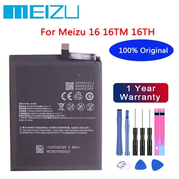 Meizu Için Yüksek Kalite 100% Orijinal Pil BA882 Meizu 16 16TM 16TH 3010 mAh Cep Telefonu Pilleri Bateria + Takip Numarası