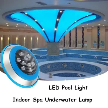 Yüzme havuz ışığı paslanmaz çelik Duvara Monte su geçirmez Led 24V sualtı ışıkları Renkli RGB Kapalı Spa Lambası 15W 18W 28W