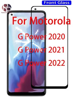 10 Adet Dokunmatik Ekran Paneli Değiştirme Motorola Moto G Güç İçin 2020 2021 2022 Ön Dış Cam Lens İle OCA