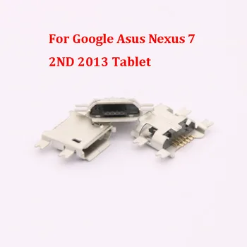 5 adet Google Asus Nexus 7 2ND 2013 Tablet mikro usb JACK Şarj şarj portu soketli konnektör