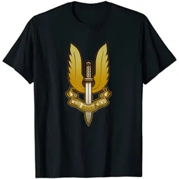 JHPKJSAS İngiliz Ordusu Özel Kuvvetler Amblemi Erkek kısa kollu t-shirt Rahat Pamuk O-Boyun Yaz Gömlek