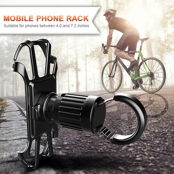 Evrensel Darbeye Dayanıklı Elastik Silikon Dağı telefon tutucu Standı Sürme Bisiklet Bisiklet MTB Bisiklet Telefon DVR GPS Destek Braketi