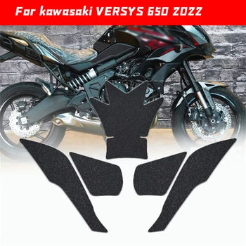 Kawasaki için 650 2022 Motosiklet Tank Pad Gaz Tank Çekiş Pedleri Yakıt Deposu Sapları Yan Çıkartmalar Diz Sapları Koruyucu