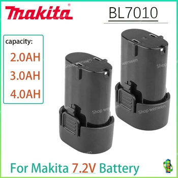 Makita 7.2 V BL7010 3000mAh li-ion pil Değiştirme 194355-4 TD020 TD020D TD020DS DF330D ML704 TD090D Elektrikli El Aletleri
