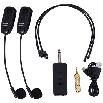 U12F Uhf Bir İki Kablosuz Kulaklık Mikrofon Amplifikatör Mikser İçin Uygun Öğretim Kılavuzları Toplantı Dersler