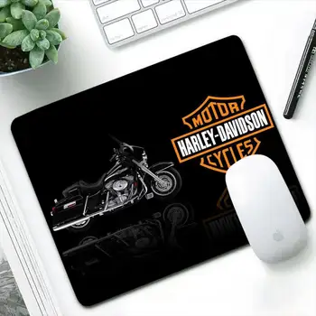 H-Harley Davidsons logo Küçük Mouse Pad Oyun Aksesuarları Klavye Ofis Yumuşak Masaüstü Mat kaymaz Mat PC Oyunu Özel Mousepad