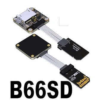 TF Mikro SD SD Kart Uzatma Kablosu Adaptörü Esnek Genişletici SD / SDHC / SDXC Kart Okuyucu UHS-I UHS2 UHS-III Düz Kablo