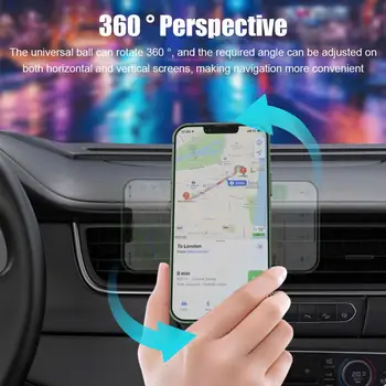 Manyetik Araç Telefonu Tutucu Standı Mıknatıs Araç Montaj Desteği GPS Mobil Braketi Araba iPhone 14 13 12 11 J1P2