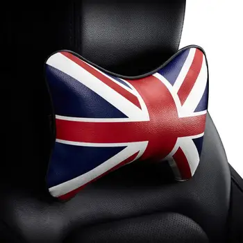 Kraliçe'nin Jubilee Kafalık Yastık Oto Koltukları Boyun Yastık Union Jack Bayrak Desen İNGILTERE İngiliz Yurtsever Dekor Ergonomik Yastık