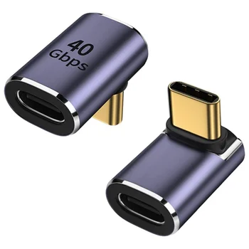100W USB 4.0 Tip C Adaptörü OTG 40Gbps Hızlı Veri Transferi Tablet USB-C Şarj Dönüştürücü Telefon Macbook Air Pro